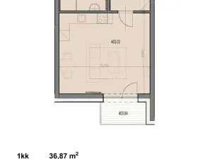 Prodej bytu 1+kk, Plzeň, V Malé Doubravce, 36 m2
