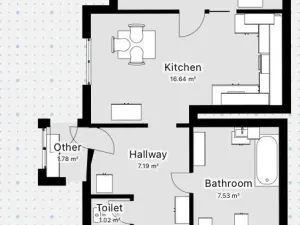 Pronájem rodinného domu, Bělá pod Bezdězem, Na Pískách, 66 m2