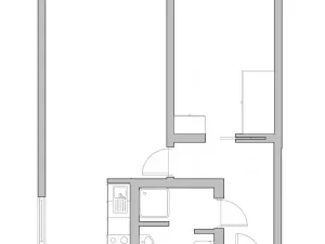 Pronájem bytu 2+kk, Praha - Košíře, Dubrovnická, 40 m2