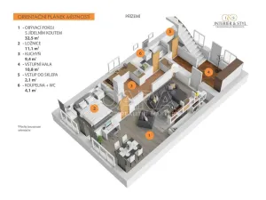 Pronájem rodinného domu, Slaný, Arbesova, 145 m2