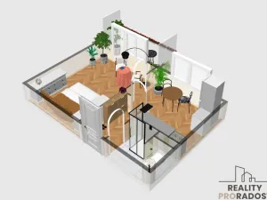 Prodej bytu 1+1, Brno, Vondrákova, 33 m2
