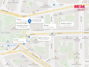 Pronájem kanceláře, Praha - Vinohrady, náměstí Míru, 60 m2