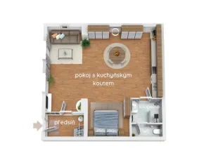 Prodej bytu 1+kk, Pardubice - Zelené Předměstí, Hronovická, 62 m2