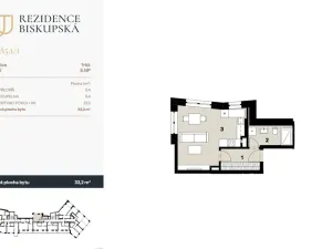 Prodej bytu 1+kk, Ostrava - Moravská Ostrava, Biskupská, 33 m2