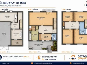 Prodej rodinného domu, Kostelec na Hané, Palackého, 184 m2