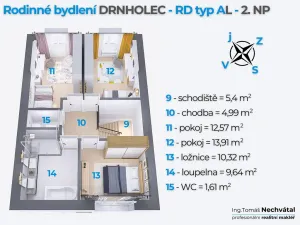 Prodej rodinného domu, Drnholec, Hrušovanská, 118 m2