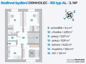 Prodej rodinného domu, Drnholec, Hrušovanská, 118 m2