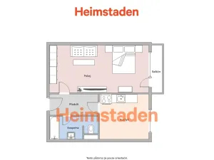 Pronájem bytu 1+1, Karviná - Hranice, Slovenská, 26 m2