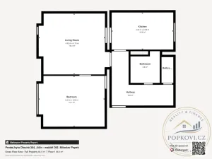 Prodej bytu 2+1, Jičín, Dlouhá, 57 m2