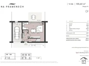 Pronájem rodinného domu, Praha - Čakovice, Schollova, 124 m2