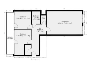 Pronájem bytu 3+kk, Praha - Smíchov, Šiklové, 92 m2