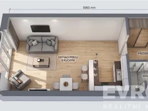 Prodej bytu 1+kk, Praha - Řeporyje, Kakosova, 36 m2