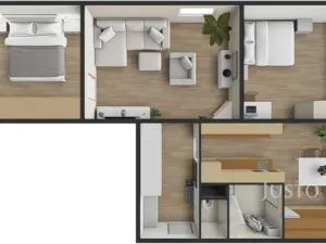 Prodej bytu 3+1, Písek - Budějovické Předměstí, třída Přátelství, 61 m2