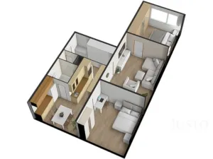 Prodej bytu 3+1, Písek - Budějovické Předměstí, třída Přátelství, 61 m2