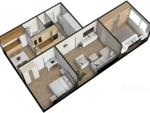 Prodej bytu 3+1, Písek - Budějovické Předměstí, třída Přátelství, 61 m2