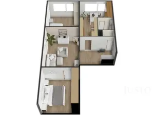 Prodej bytu 3+1, Písek - Budějovické Předměstí, třída Přátelství, 61 m2