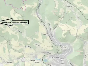 Prodej louky, Nejdek - Bernov, 1479 m2