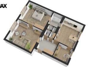 Pronájem bytu 3+kk, Hradec Králové - Pražské Předměstí, Herbenova, 78 m2