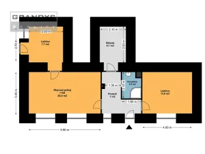 Prodej rodinného domu, Třebotov - Solopisky, Malá Strana, 68 m2