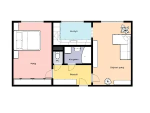 Prodej bytu 2+1, Praha - Vokovice, Etiopská, 51 m2