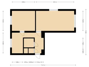 Pronájem bytu 2+1, Most, Pionýrů, 55 m2