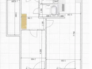 Prodej bytu 2+kk, Mělník, Studentská, 55 m2