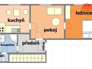 Pronájem bytu 2+1, Náchod, Hrašeho, 58 m2
