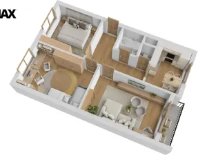 Prodej bytu 3+1, Rychnov nad Kněžnou, Mírová, 70 m2