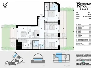 Prodej bytu 4+kk, Řitka, Všenorská, 115 m2