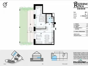 Prodej bytu 2+kk, Řitka, Všenorská, 57 m2