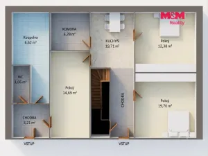 Prodej rodinného domu, Rohenice, 84 m2
