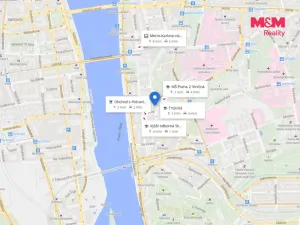 Prodej bytu 4+kk, Praha - Nové Město, Pod Slovany, 85 m2