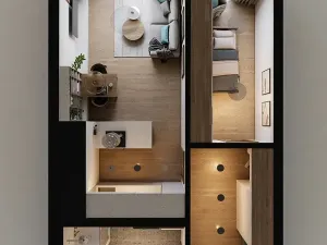 Prodej bytu 2+kk, Brno, Řípská, 48 m2