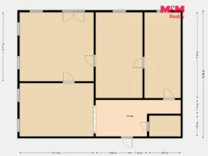 Prodej obchodního prostoru, Jihlava, Čajkovského, 108 m2