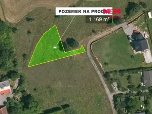 Prodej pozemku pro bydlení, Kamýk nad Vltavou, 1169 m2