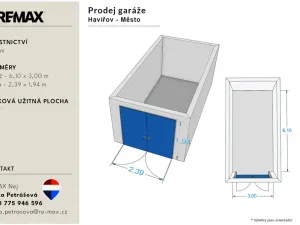 Prodej garáže, Havířov - Město, 21 m2