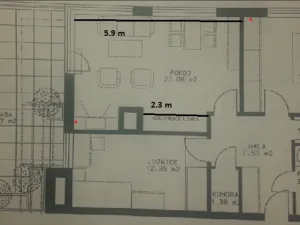 Pronájem bytu 3+kk, Praha - Vysočany, Poděbradská, 62 m2