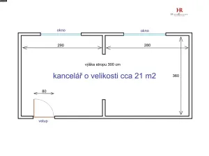 Pronájem kanceláře, Praha - Stodůlky, K Hájům, 21 m2