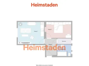 Pronájem bytu 2+kk, Ostrava - Moravská Ostrava, Přívozská, 45 m2