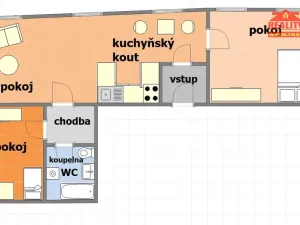 Pronájem bytu 3+kk, Náchod, Strnadova, 81 m2