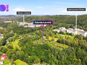 Prodej zahrady, Třinec - Dolní Líštná, 274 m2