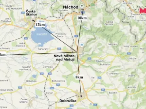 Pronájem bytu 1+kk, Nové Město nad Metují, Nádražní, 33 m2