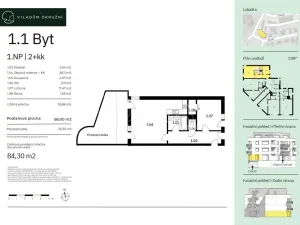 Prodej bytu 2+kk, Praha - Komořany, Okružní