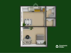 Pronájem bytu 2+kk, Stod, Plzeňská, 35 m2
