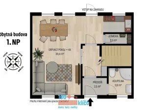 Prodej rodinného domu, Jindřichův Hradec, Na Palici, 186 m2
