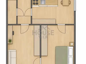 Prodej bytu 2+1, Praha - Hostivař, plukovníka Mráze, 67 m2