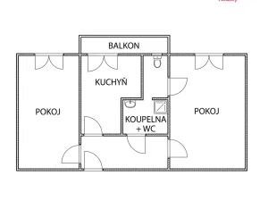 Prodej bytu 2+1, Blatná, Nerudova, 45 m2