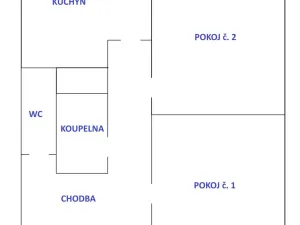 Pronájem bytu 2+1, Olomouc - Nové Sady, Myslbekova, 59 m2