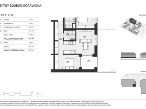 Prodej bytu 2+kk, Vyškov, Morávkova, 46 m2