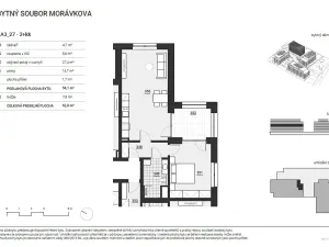 Prodej bytu 2+kk, Vyškov, Morávkova, 54 m2